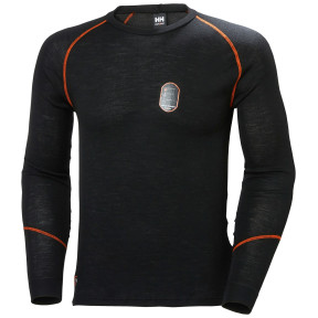 fakse crewneck black mens - helly hansen workwear