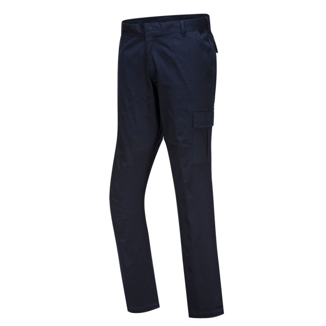 Arbeitshose Combat Slim Stretch Short blau - Portwest