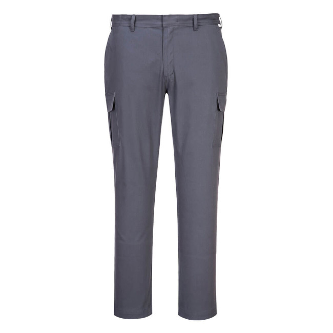 Arbeitshose Combat Slim Stretch grau - Portwest