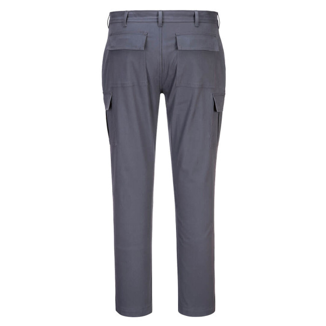 Arbeitshose Combat Slim Stretch grau - Portwest