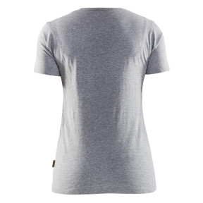 T-shirt imprimé 3D femme Gris chiné - Blaklader