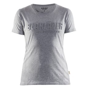T-shirt imprimé 3D femme Gris chiné - Blaklader