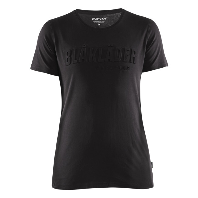 3D bedrukt T-shirt dames Zwart - Blaklader