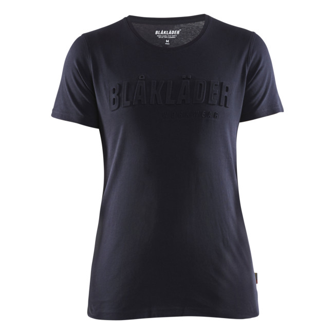 3D bedrukt T-shirt dames Donkerblauw - Blaklader
