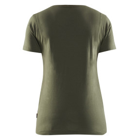 T-shirt imprimé 3D femme Vert Automne - Blaklader