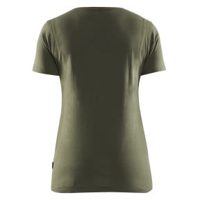 T-shirt imprimé 3D femme Vert Automne - Blaklader