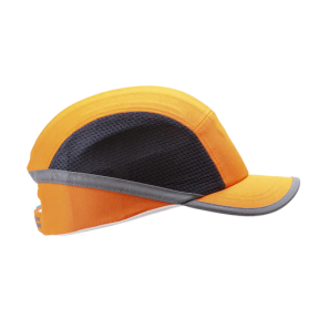 Casquette anti-HEURT AEREE COTON/MESH ORANGE HV VISIERE 5CM - COVERGUARD