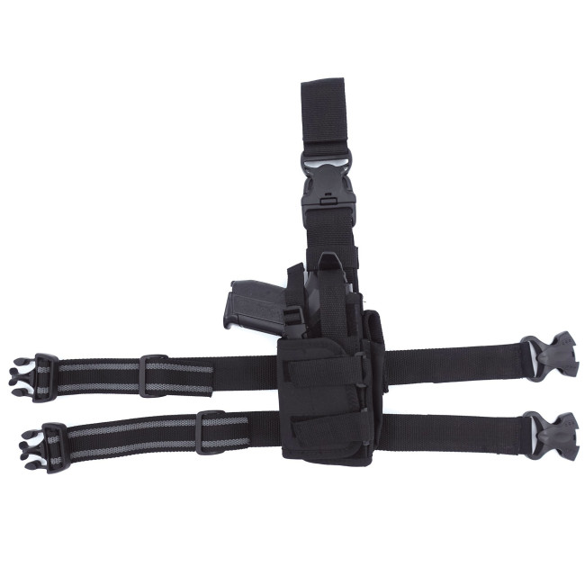 Holster tactical de cuisse Noir - Patrol
