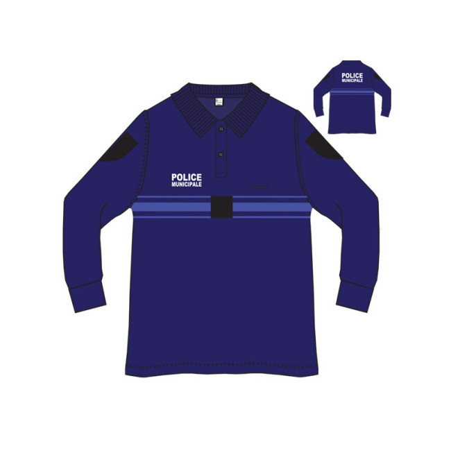 Polo Police Municipale ML respirant - EK - T4XL