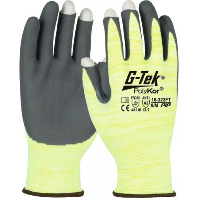 Lot de 12 gants G-Tek Polykor anti-coupure B coupés - PIP