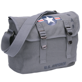 Sac bandoulière en toile US Air Force Gris - Fostex