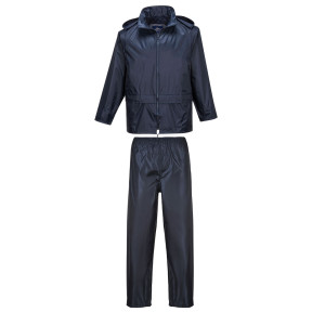 Ensemble de pluie veste et pantalon bleu marine - Portwest