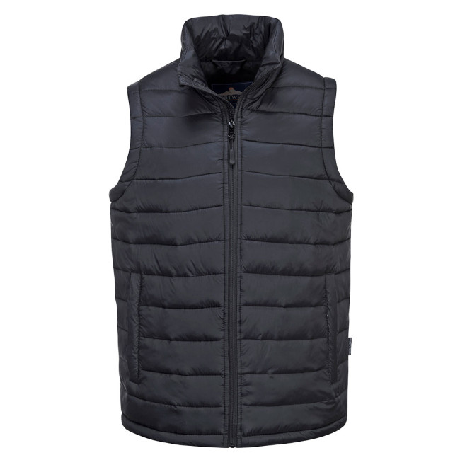Gesteppte ärmellose Weste Aspen Baffle schwarz - Portwest
