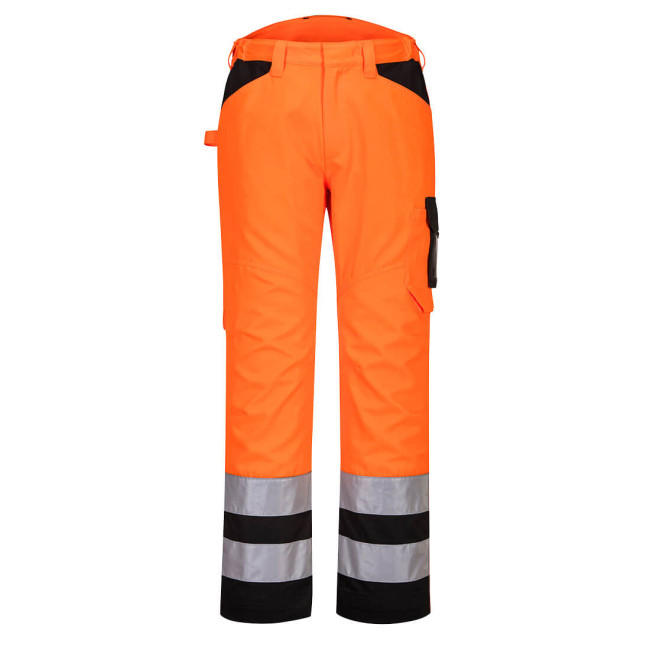 Diensthose Hi-Vis PW2 orange - Portwest