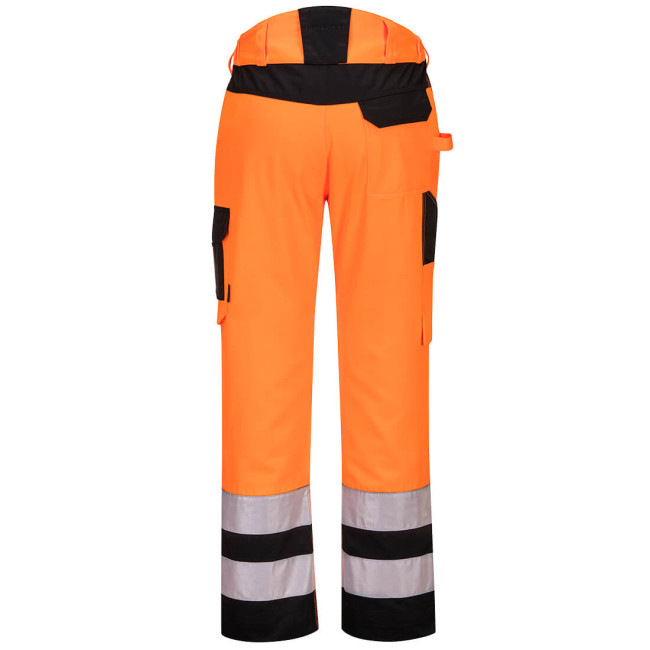 Pantalon De Travail Haute Visibilité PORTWEST RT45 - Polycoton Résistant - Pour Chantier Et Sécurité