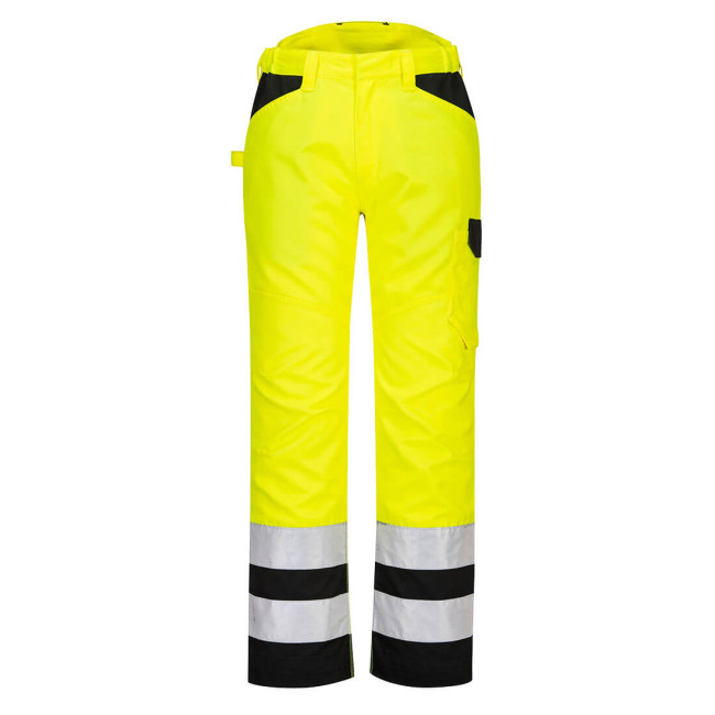 Diensthose Hi-Vis PW2 gelb - Portwest