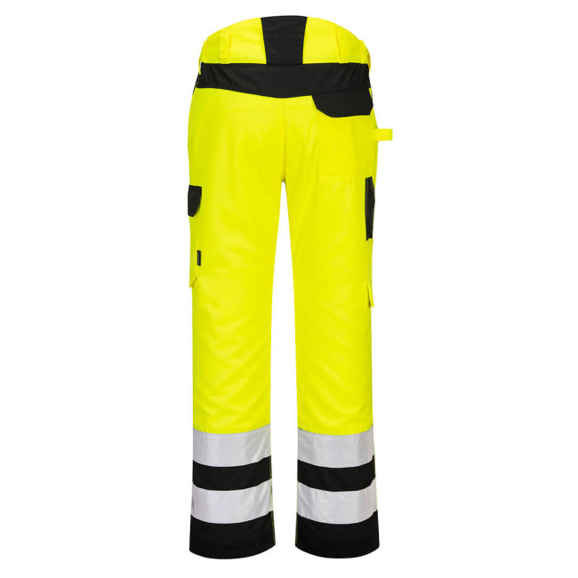 Spodnie robocze Hi-Vis PW2 żółte - Portwest