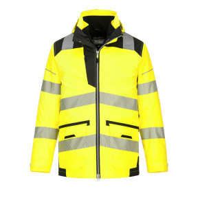 Parka PW3 Hi-Vis 5-in-1 geel - Portwest