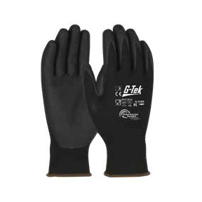 Lot de 6 gants G-TEK 3RX en PET recyclé anti-coupure A Noir - PIP