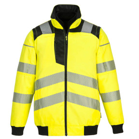 Blouson PW3 haute visibilité 3-en-1 jaune - Portwest