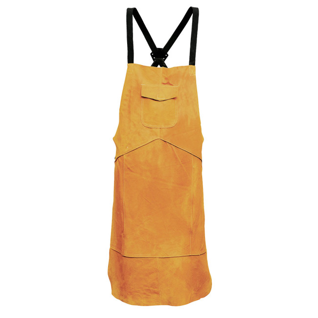 Leren lasschort Tan - Portwest