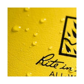 MINICARNET FABRIKOID JAUNE
