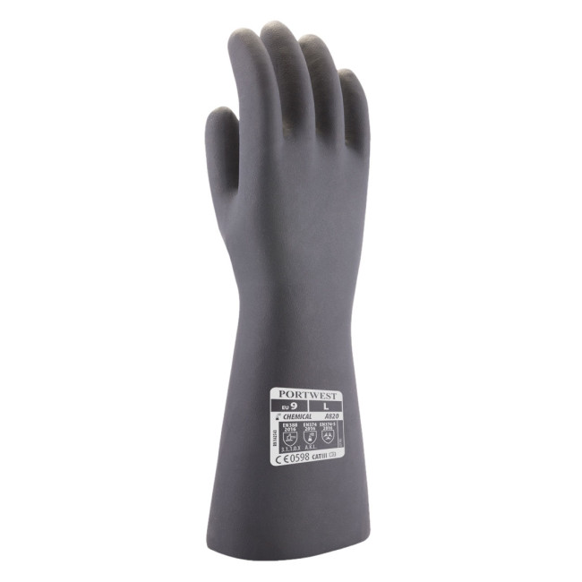 Rękawica Chemiczna Neoprenowa Czarna - Portwest