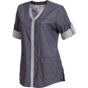Tunique femme Lena manches transformables Denim - Hasson