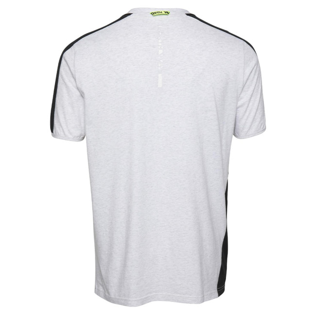 T-shirt met korte mouwen voor heren Andy wit gemêleerd - North Ways