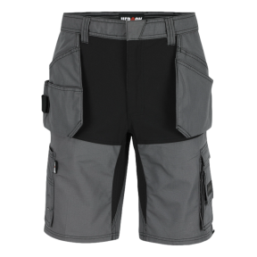 Werkbermuda Speri Antraciet en zwart - Herock