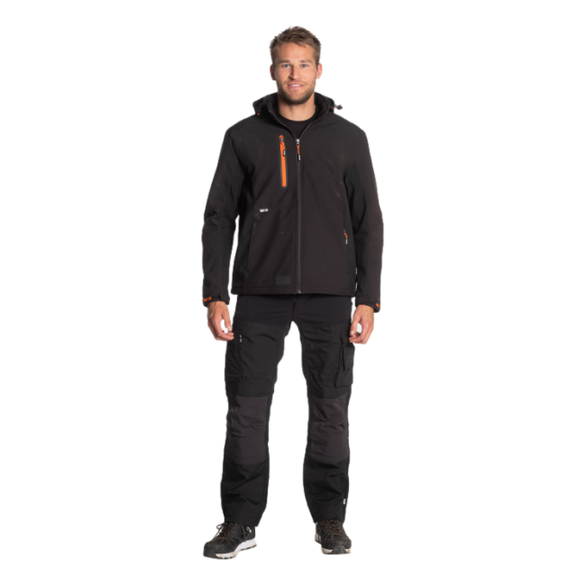 Pantaloni Corti Da Lavoro FORSBERG Halpa, Nero, Taglia 54, In Tessuto Twill 65% Poliestere 35% Cotone - 3