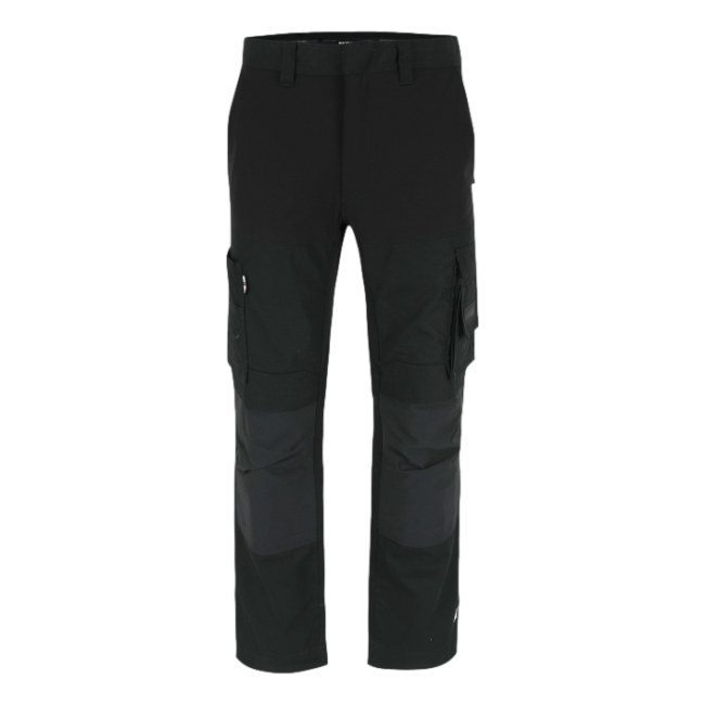 Pantalon de travail multipoches court Hector Noir - Herock