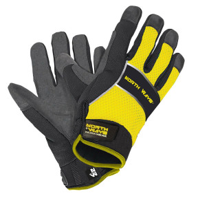 Gants de protection David jaune fluo/noir - Northways