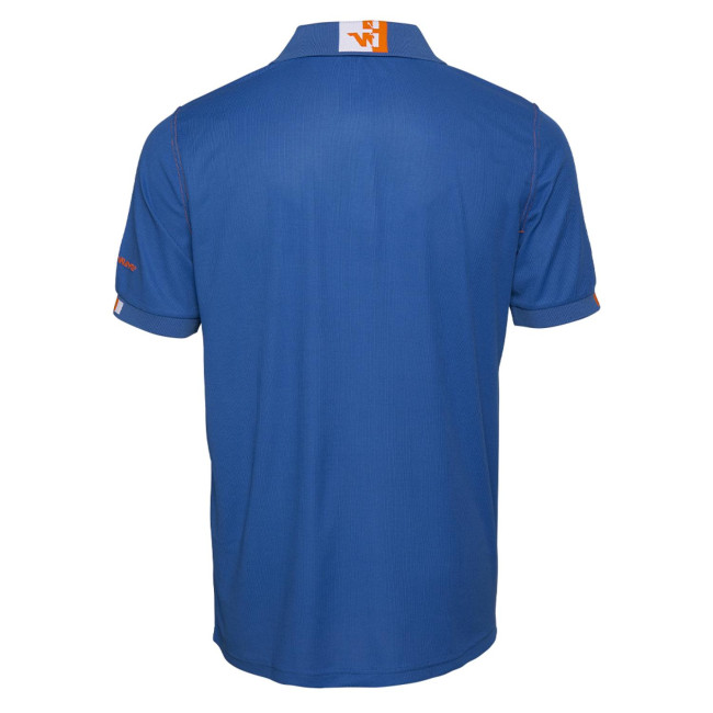 BEVEN - POLO DE TRAVAIL BLEU/ ORANGE FLUO