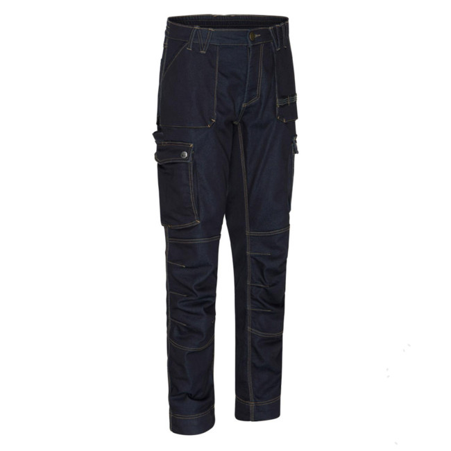USAIN - PANTALON MULTIPOCHES RAW JEAN