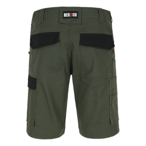 Short Bargo Donkerkhaki en zwart - Herock