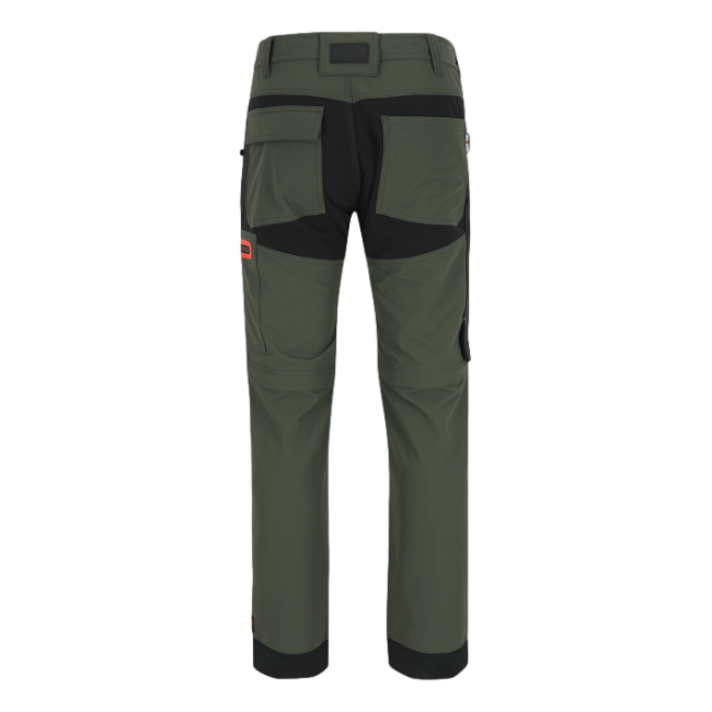 Werkbroek Tornado Zip off Donkerkhaki - Herock
