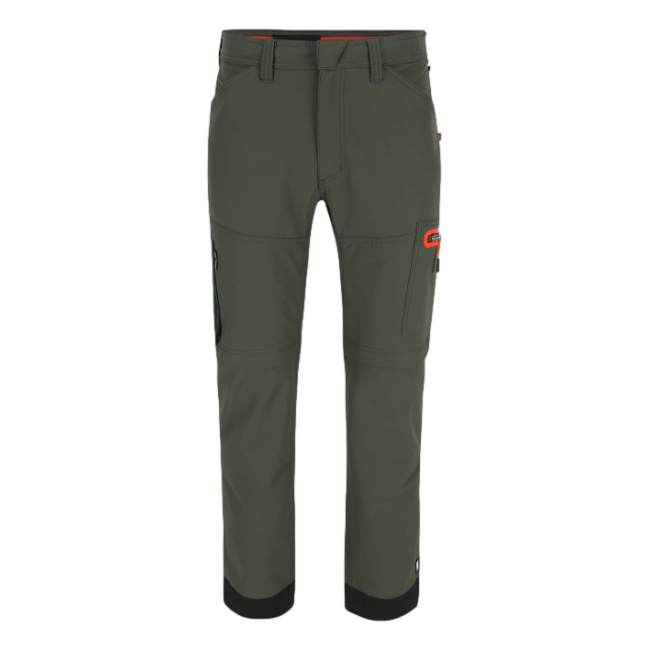 Werkbroek Tornado Zip off Donkerkhaki - Herock