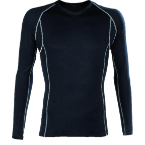 BODYWARMER T-shirt ML noir, 95% fibre soja/5% élasthanne, 220g/m² - COVERGUARD