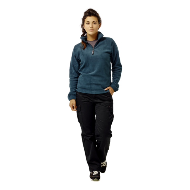 Damen Fleece-Sweater Aurora Grün - Herock