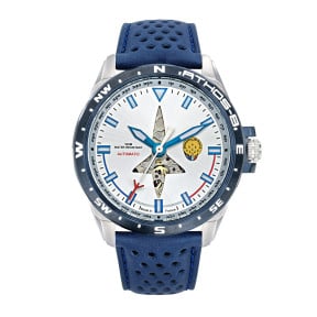 MONTRE PATROUILLE DE FRANCE ATHOS 8 cuir bleu