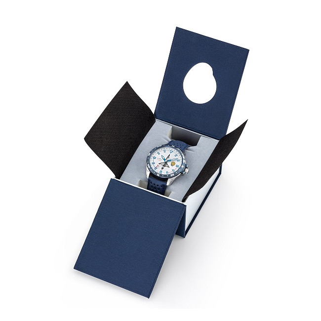 UHR PATROUILLE DE FRANCE ATHOS 8 blaues Leder