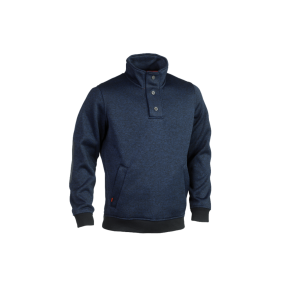 Sweat Verus bleu marine chiné mélangé - Herock