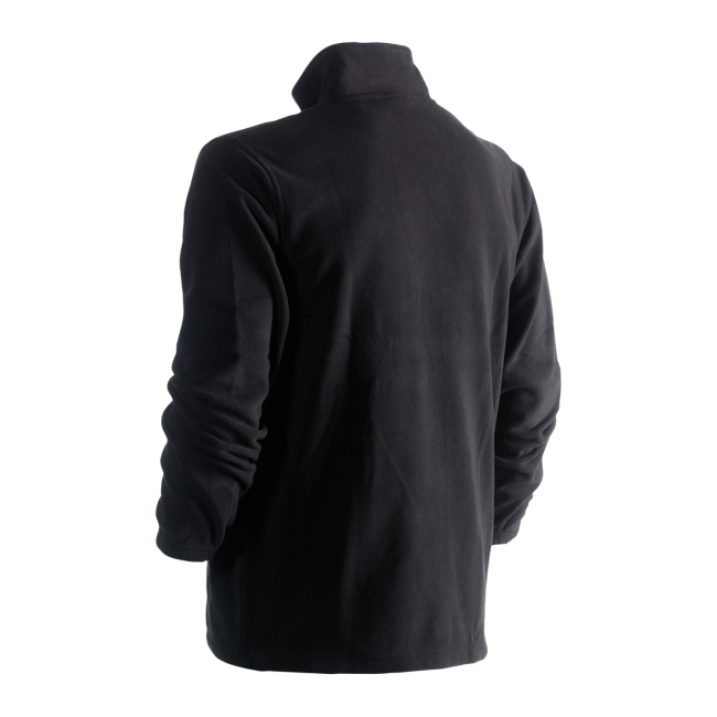 Darius fleece vest Zwart - Herock