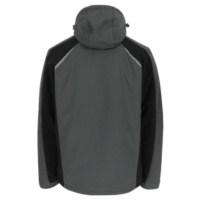 Softshell-Jacke Multitaschen Taris grau/schwarz - Herock