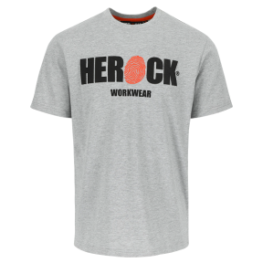 T-shirt à manches courtes Eni gris chiné clair - Herock