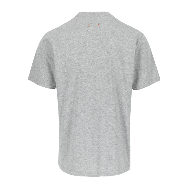 T-shirt à manches courtes Eni gris chiné clair - Herock