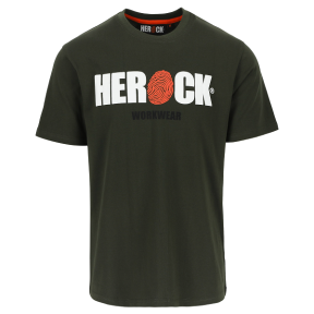 T-shirt met korte mouwen Eni donkerkaki - Herock