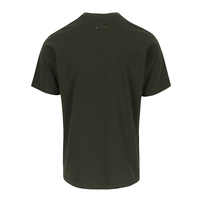T-Shirt mit kurzen Ärmeln Eni dunkelkhaki - Herock