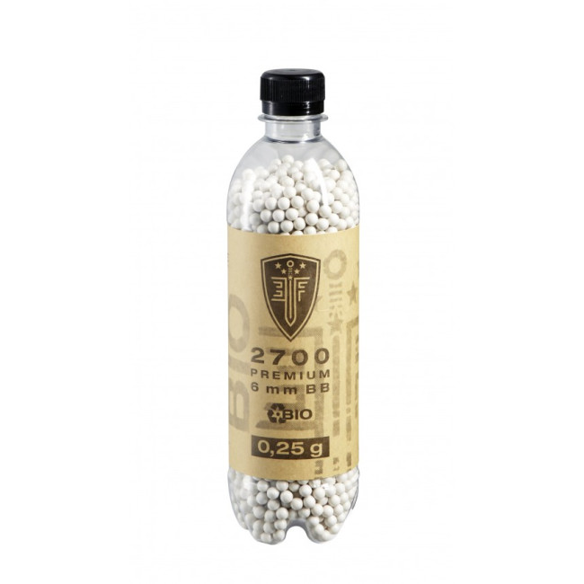 Billes BBS 6mm ELITEFORCE bio blanche 0.25g bouteille x2700 - Umarex